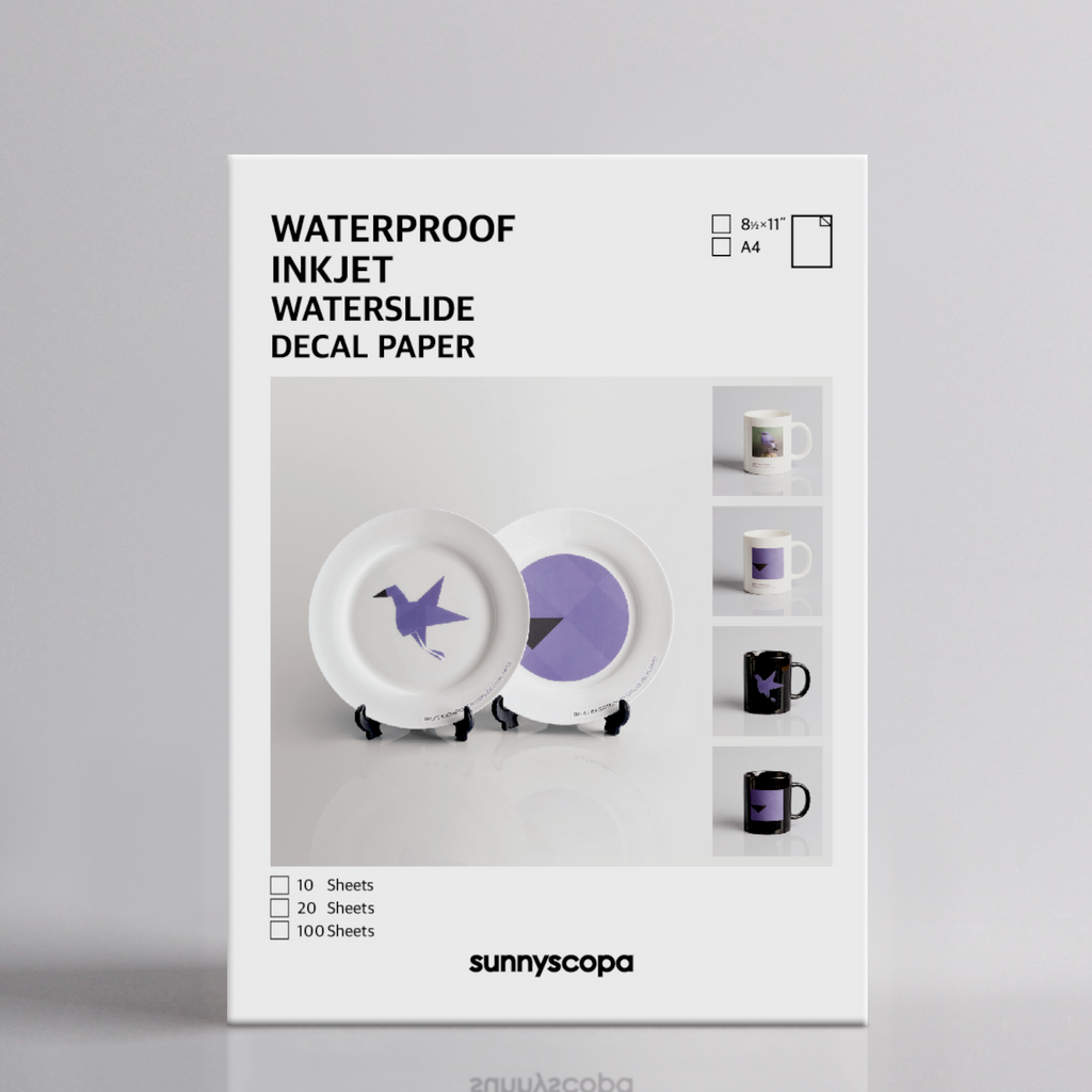 Inkjet Water Slide Paper White